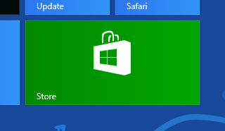 Windows 8: App Stoe Kachel