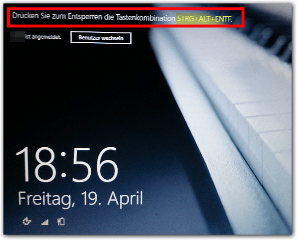 Windows 8: Mit einem Shortcut Strg + Alt + Entf abgesicherter  Startbildschirm