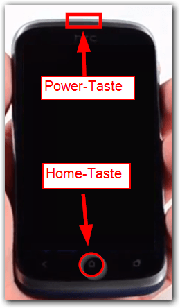 HTC Desire C: Screenshot machen