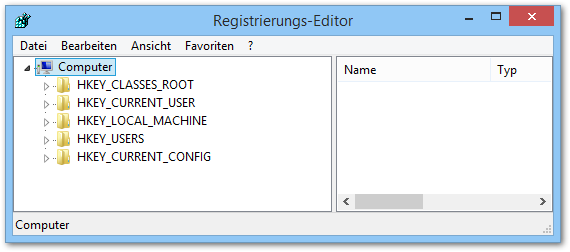 Registrierungs-Editor