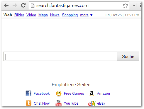 search.fantastigames.com Screenshot