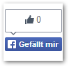 Neuer Facebook Gefällt mir (Facebook like) button