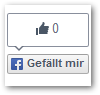 New facebook like button