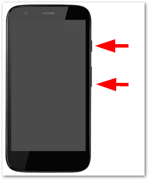 Motorola Moto G Screenshot machen (taking a screenshot)