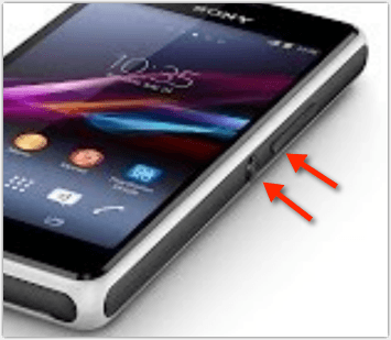 Sony Xperia E1: Screenshot machen Tastenkombination