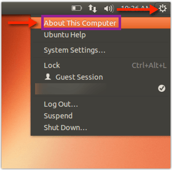 Ubuntu: About This Computer