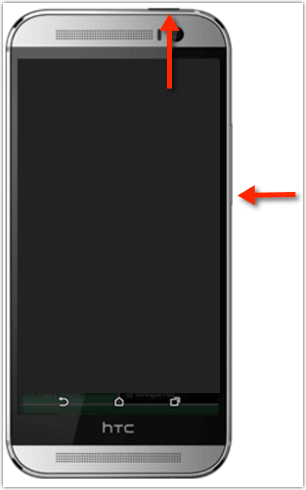 HTC One E8: Screenshot Machen - Methode 1