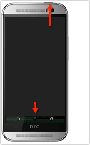 HTC One E8: Screenshot Machen - Methode 2