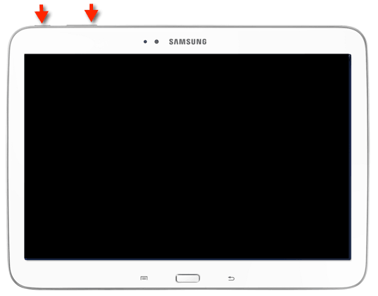 Samsung Galaxy Note 10.1: Hard Reset mit Tasten