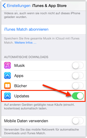  iOS 9: Automatische Updates deaktivieren oder aktivieren