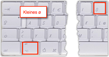 Mac: ø -Zeichen deutsche Tastatur 