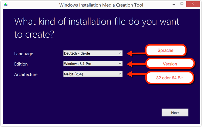 Windows 8.1 Download von Pro und anderen Versionen