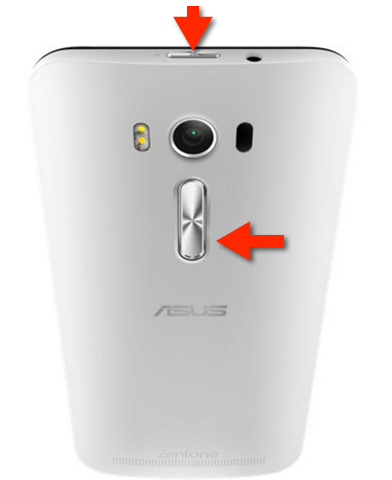 Asus ZenFone 2 Laser Screenshot-Tasten